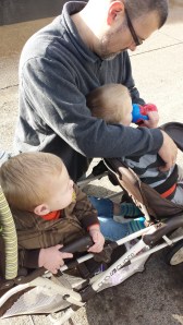 The men in my life on a recent trip "up north" to Duluth, Minnesota.