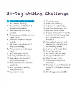 1 - Writing Challenge